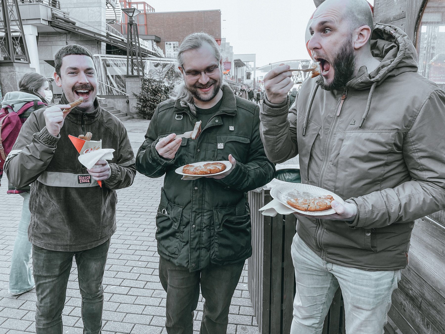 Freizeit mit Freunden und leckerem Essen